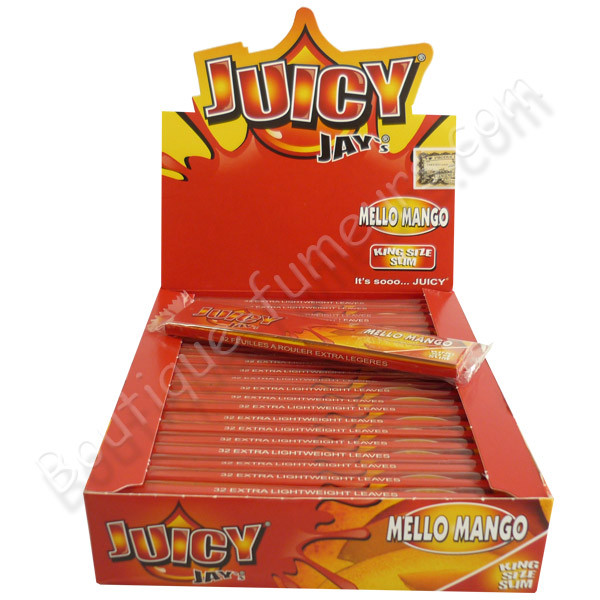 Feuilles Juicy Jays Pêche - Mangue Slim